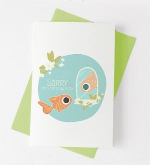 Thiệp K13 - Sorry for being so self-fish