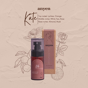 Nước hoa đa năng Kate 100ml (scent of White Tea & Lychee / hương Bạch Trà & Vải) - ANYEN CANDLE