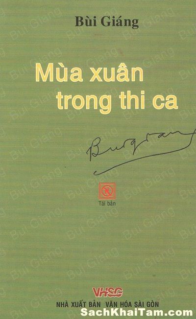 Mùa xuân trong thi ca