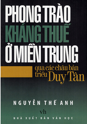 Phong Trào Kháng Thuế Ở Miền Trung Qua Các Châu Bản Triều Duy Tân