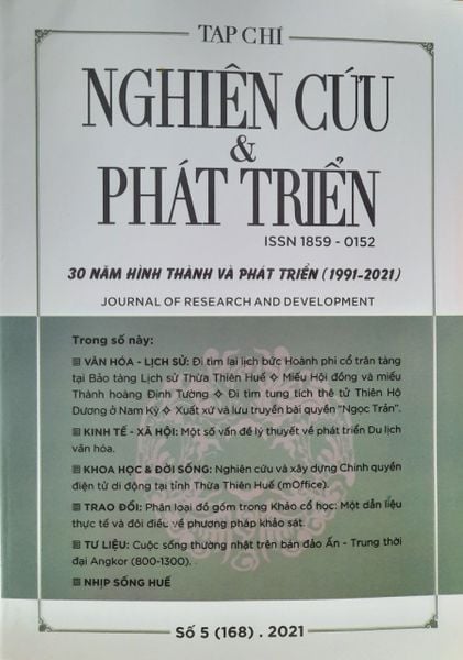 Tạp chí Nghiên cứu và Phát triển - Số 5 - 2021