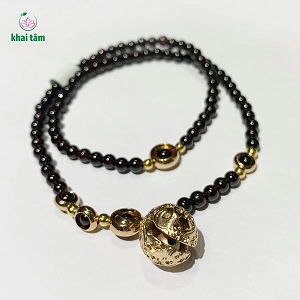 Vòng tay đá Garnet (3 li) - TN52