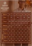 Áo Sơ Mi Nam Trơn Tay Dài Màu Trắng - GenTiTi 1C715