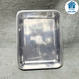 Hộp inox 304 trung + to đựng thực phẩm có nắp đậy