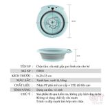 Chậu nhựa rửa mặt gấp gọn thông minh hình con chó cute