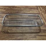 Rổ inox dẹt đựng hoa quả, đồ ăn chiên rán ráo mỡ