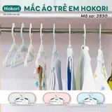 Set 10 móc quần áo nhựa trẻ em Hokori 2830 Việt Nhật