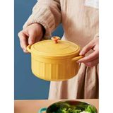 Bát inox ăn mì dáng nồi (kèm thìa)