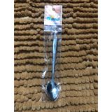 Thìa inox cà phê cán ngắn in hoa sen 12.5 x 2.5 cm