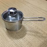 Xoong khuấy cháo inox (quánh inox) 3 đáy 12 cm, 14 cm Five star