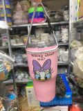 Cốc giữ nhiệt inox 900 ml (kèm túi xách, 2 ống hút và 1 cọ ống hút)