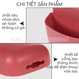 Hộp nhựa dán tường để điều khiển, điện thoại đang sạc