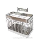 Giỏ đựng đũa 2 ngăn inox loại dày