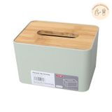 Hộp đựng giấy ăn nắp tre 3050 Song Long