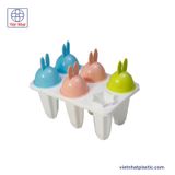 Khuôn làm kem 6 tai thỏ 5616 Việt Nhật