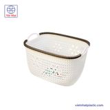 Giỏ nhựa hoa chữ nhật 3377-1 Việt Nhật