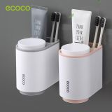 Hộp đựng bàn chải, kem đánh răng ecoco kèm 2 cốc
