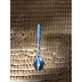 Thìa inox cà phê cán ngắn in hoa sen 12.5 x 2.5 cm