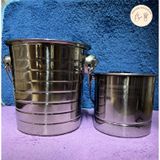 Xô inox ủ đá, để đá giữ lạnh