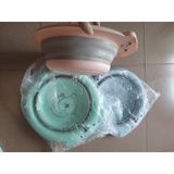 Chậu nhựa rửa mặt gấp gọn thông minh hình con chó cute