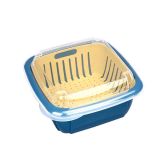 Rổ vuông kèm chậu và nắp đậy