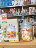 Lọ thủy tinh đựng gia vị nắp có gioăng 380 ml