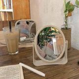 Gương soi lúa mạch để bàn xinh xắn