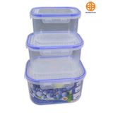 Bộ 3 hộp nhựa đựng thức ăn 6532 Việt Nhật