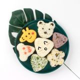 Set 7 chiếc khuôn silicon làm cơm hình cute