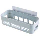 Kệ nhựa dán tường để đồ đa năng phòng tắm, phòng bếp