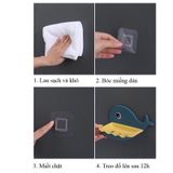 Khay nhựa để bánh xà bông hình cá
