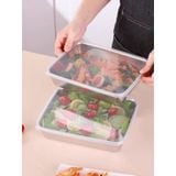 Hộp inox 304 trung + to đựng thực phẩm có nắp đậy