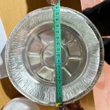 10 chiếc đĩa bạc lót nồi chiên không dầu ĐK 18 cm