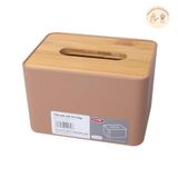 Hộp đựng giấy ăn nắp tre 3050 Song Long