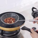 Vợt inox vòng ăn lẩu, chao vòng, gắp đồ rán chiên