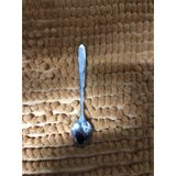 Thìa inox cà phê cán ngắn in hoa sen 12.5 x 2.5 cm