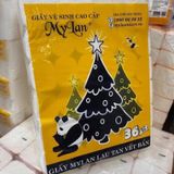 Giấy vệ sinh gấu trúc không lõi 3 lớp bịch 36 cuộn MyLan