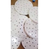 Set 100 tờ giấy nến đục lỗ dùng cho nồi chiên không dầu size 23 cm