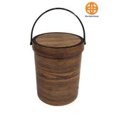 Thùng rác lật nhựa giả gỗ Việt Nhật