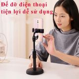 Giá đỡ (kẹp) điện thoại, micro xoay 360 độ chân tròn