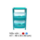 Kệ nhựa lồng (kệ úp bát có nắp) 2 tầng 2192-2 Song Long