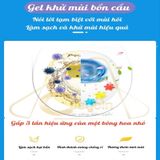 Gel khử mùi bồn cầu diệt khuẩn siêu thơm, sạch