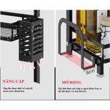 Kệ để gia vị 2 tầng có chỗ để đũa, thìa, dao, thớt