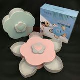 Khay đựng bánh kẹo xoay 1 tầng, 2 tầng