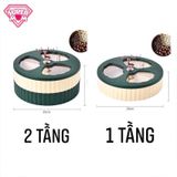 Khay đựng mứt, bánh kẹo Tết 2 tầng