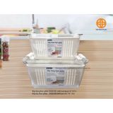 Bộ 2 hộp nhựa có rổ Hokori 6589 Việt Nhật