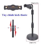 Giá đỡ (kẹp) điện thoại, micro xoay 360 độ chân tròn