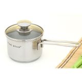 Xoong khuấy cháo inox (quánh inox) 3 đáy 12 cm, 14 cm Five star