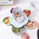 Khay đựng bánh kẹo xoay 1 tầng, 2 tầng
