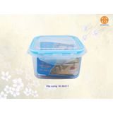 Bộ 3 hộp nhựa vuông 4 khoá 6537 Việt Nhật